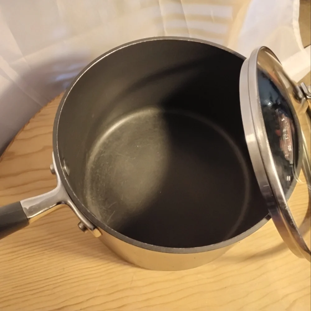 Anolon Advanced Hard-Anodized Nonstick 3-Quart Covered Saucepan/Sauteuse (AA08)